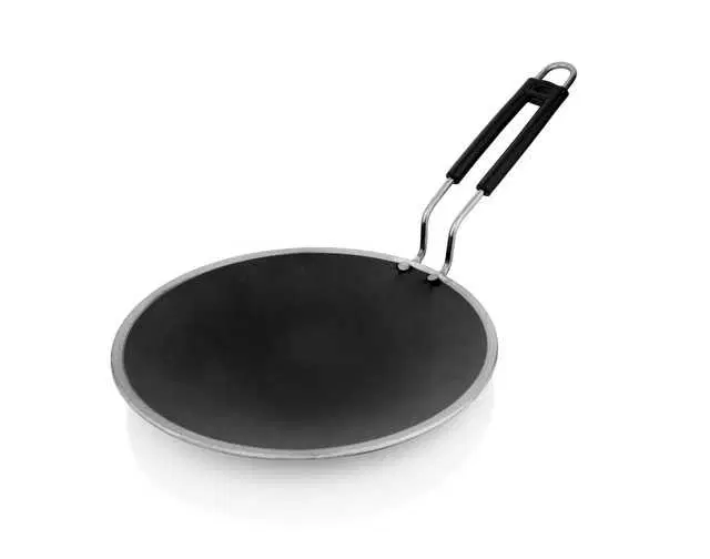 BRODEES Iron Tawa 25 Cm Tawa 25 cm diameter, Iron, Induction Bottom, A-9