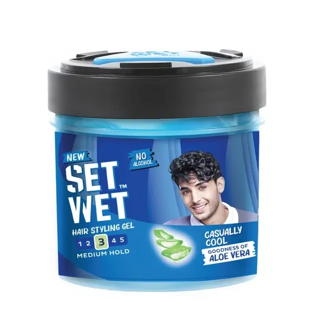 Set Wet Cool Hold Strength Hair Gel 250 ml