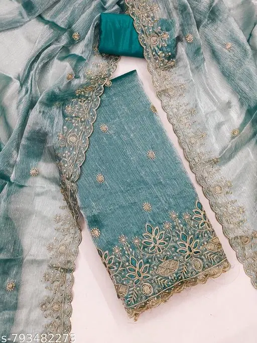 Georgette Punjabi/All Over Suits for Women (7.05 meter (4XL)