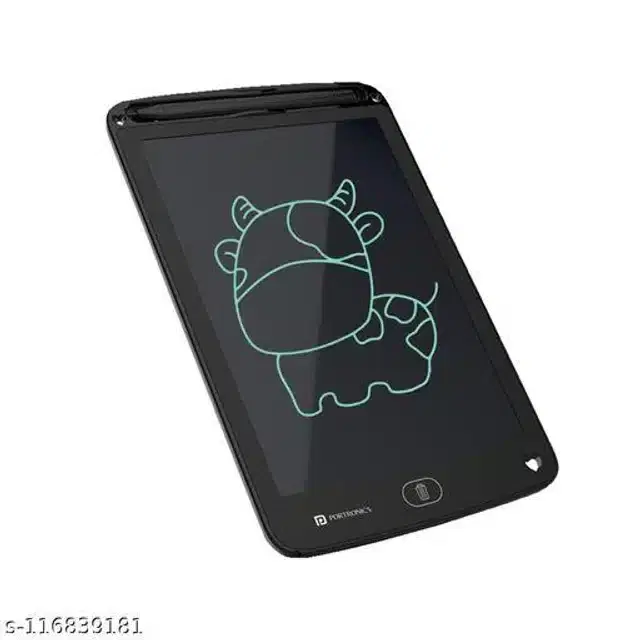 Writable LCD Writing Pad for Drawing, 8.5 inches, Black