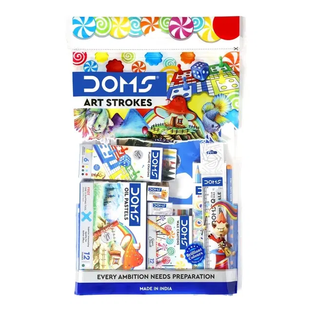 DOMS Art Strokes Kit, 8 Pcs, Pack of 1