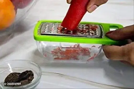 Plastic Vegetables Slicer for Kitchen, White, Pack of 1