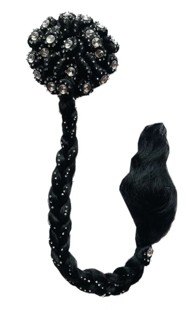 Hair Extension Wig for Women & Girls, Black