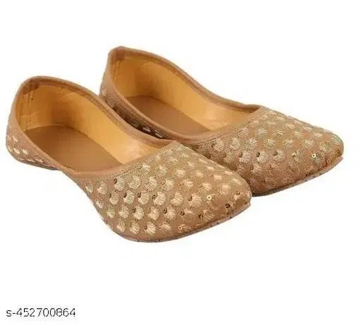 Juttis for Women (Yellow, 5)