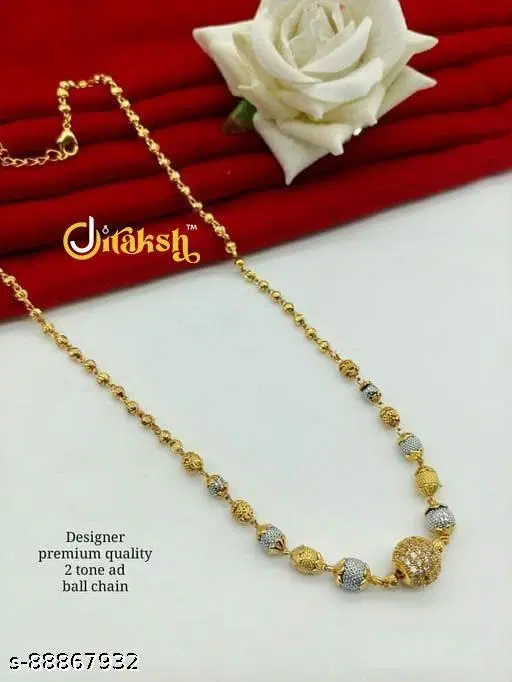 Necklace for Women (Gold, Free Size)