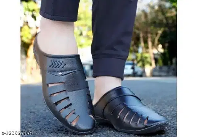 Mojaris for Men (Black, 6)