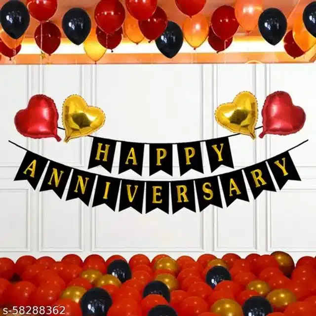 Anniversary Party Decoration Kit, Multicolor, Set of 50