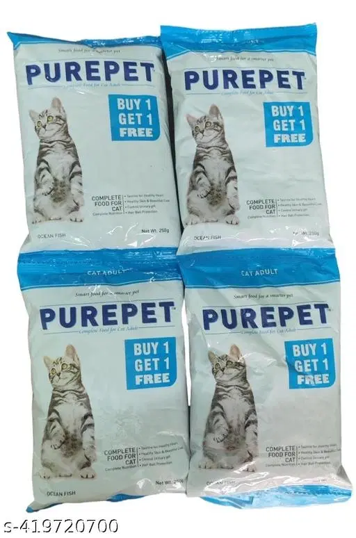 PurePet Food For Cat (250 Gm) ,Buy 1 Get 1 Free