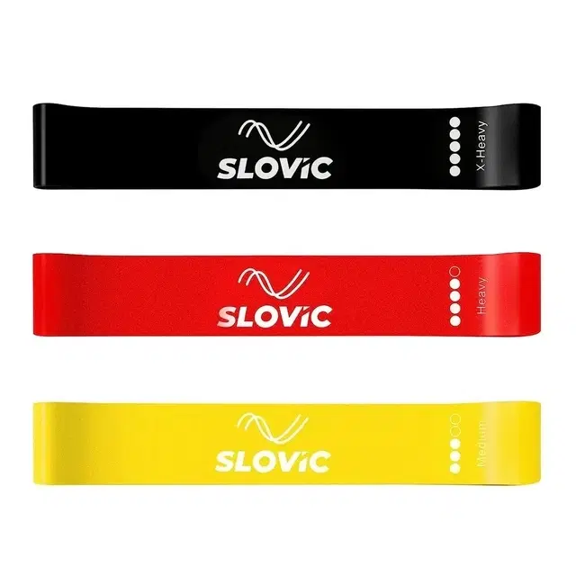 Slovic Mini Loop Resistance Bands, Set Of 3