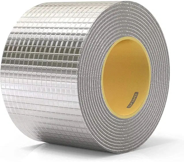 Aluminium Single Sided Self Adhesive Tape, Silver, 5 m