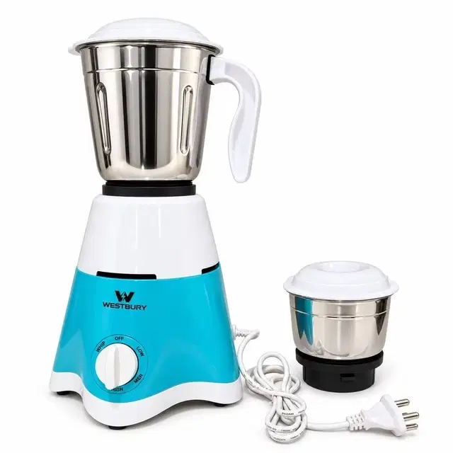 WESTBURY TURBO 600W 2JAR MIXER GRINDER