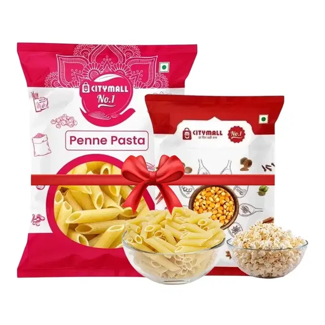Citymall No.1 Popcorn 200 g + Citymall No.1 Penne Pasta 400 g