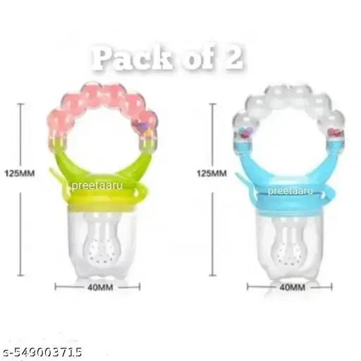 Preetaaru Pack Of 2 Baby Silicone R Fruit Nibbler 10 Ml Dental Care Product
