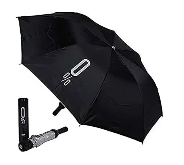 Mini Umbrella with Plastic Case, Black