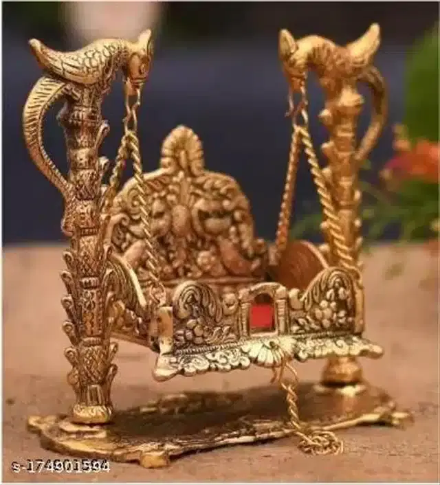 Brass Laddu Gopal Jhula, Gold