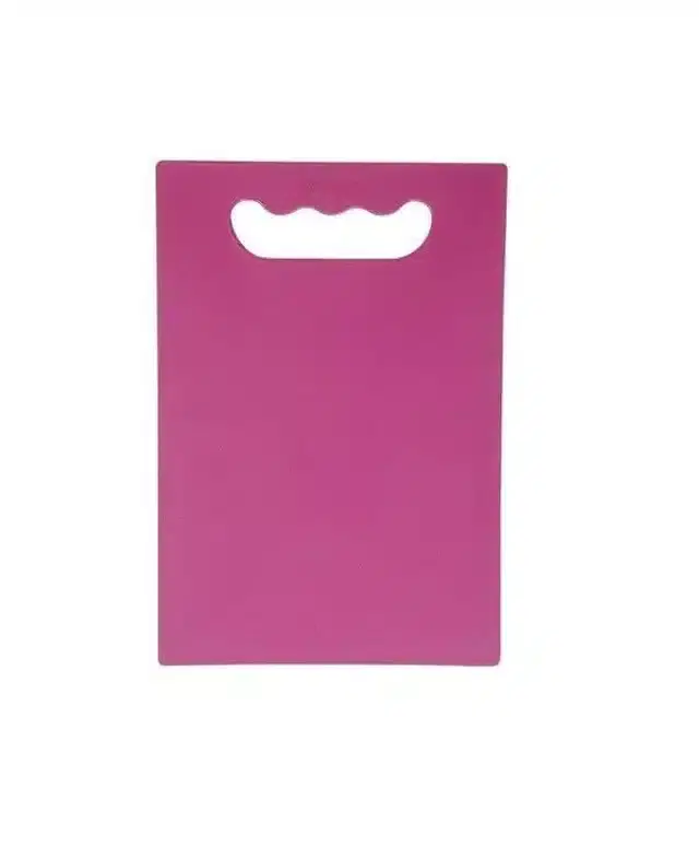 Plastic Vegetable Cutting Board, Pink, 20x15 cm