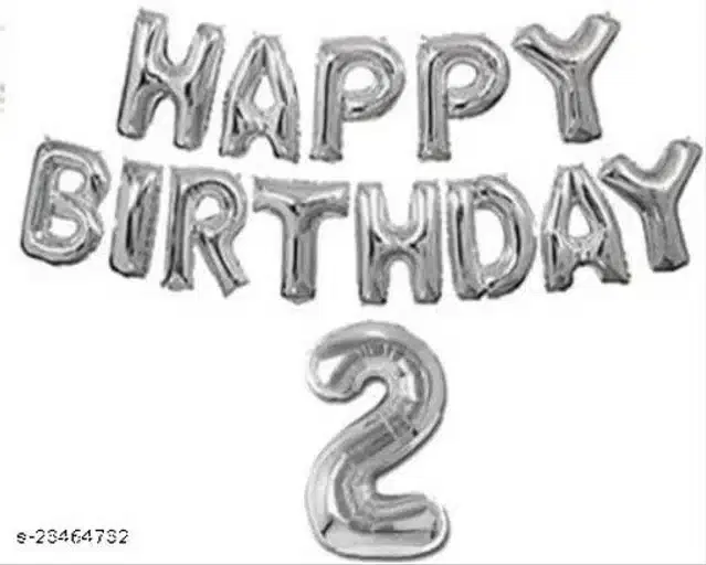 Birthday Decoration Kit, Multicolor, Set of 2