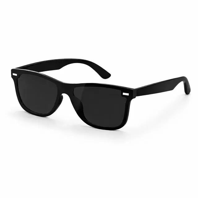 Square Shape UV Protected Sunglasses for Mens ,Black