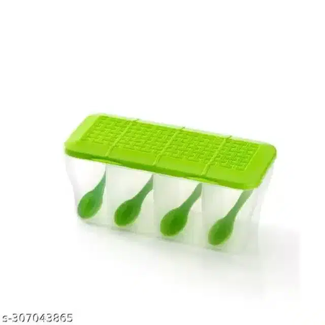 Plastic Spices Box, Green