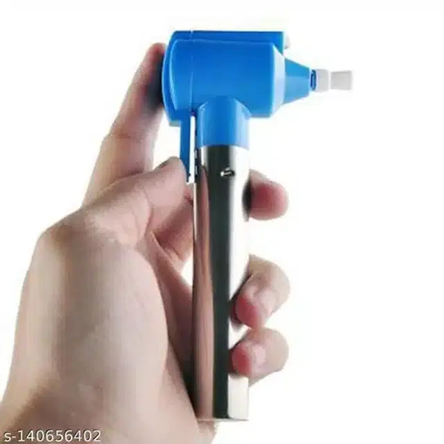 Plastic Tooth Polisher cum Whitening Kit, Silver & Blue