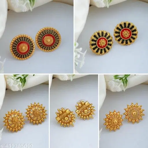 Combo Of Earrings/Studs/Bali For Women'S/Girls