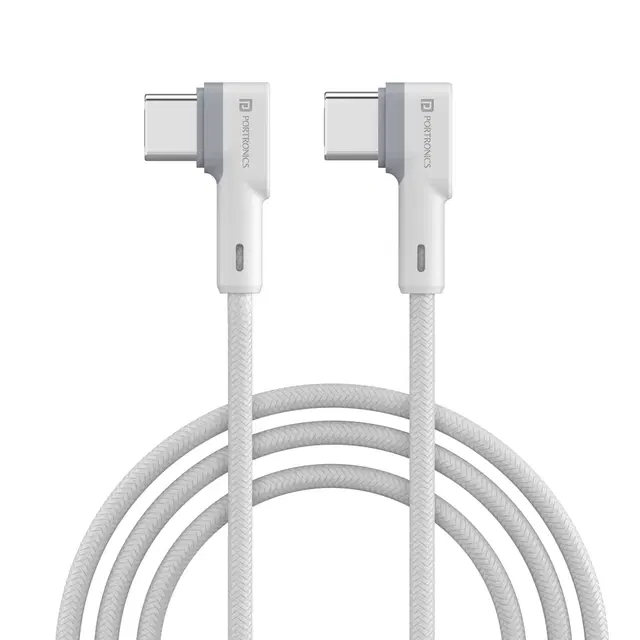 Portronics Konnect L C To C Cable Nylon Braided 1.2m 60w