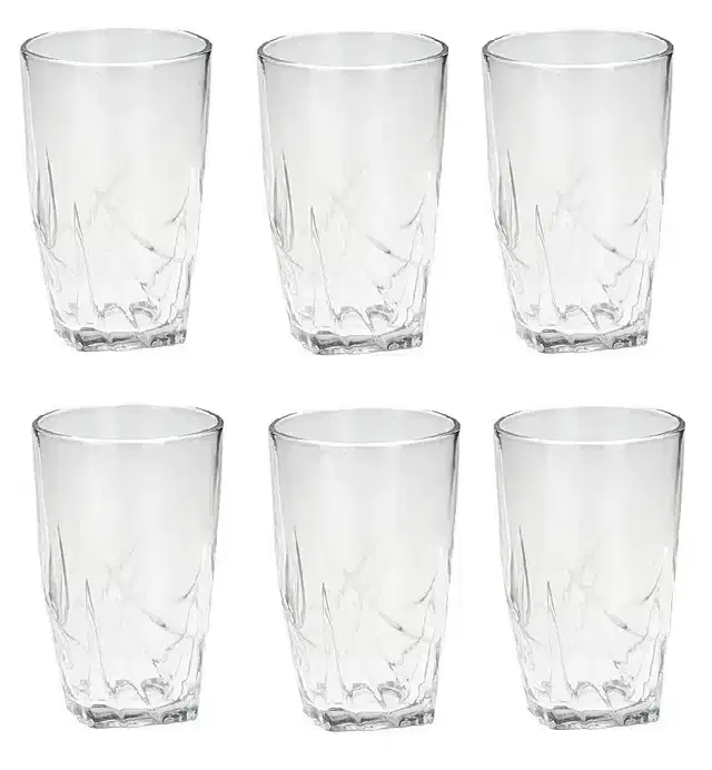 Fancy Water & Wine Glass, 150 ml, Pack of 6