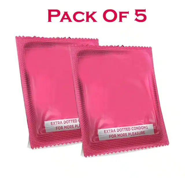 Dude Force Extra Lubricated Condom for Men, Pack of 5