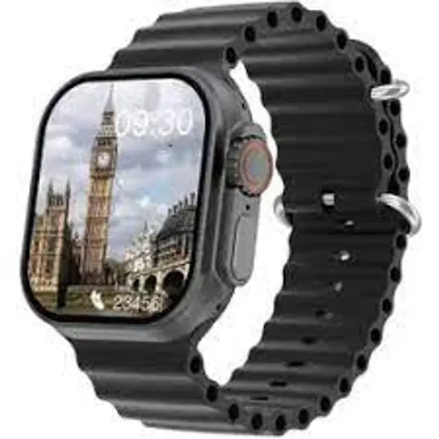 T800 Smart Watch for Men & Women, Black