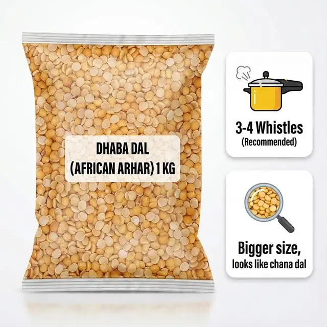 Dhaba Dal (African Arhar) 1 Kg