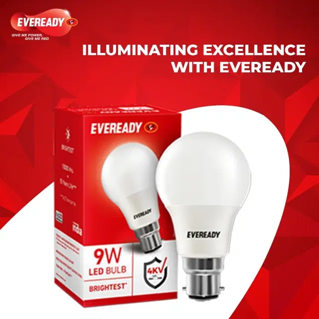 Eveready 9W  B22 Led Bulb, (White, Pack Of 1)