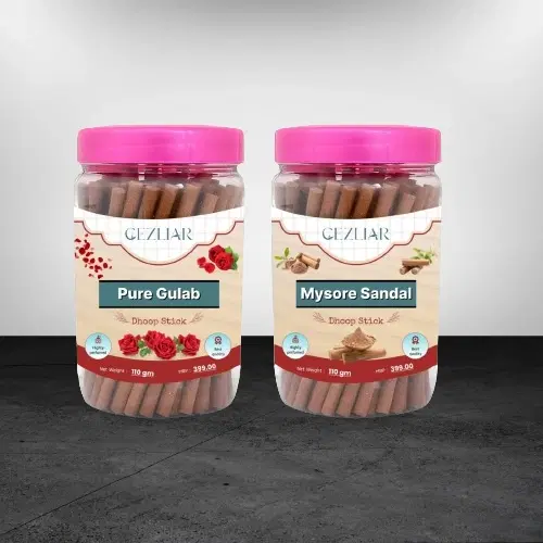 Pure Gulab & Mysore Incense Sticks, 110 g, Set of 2