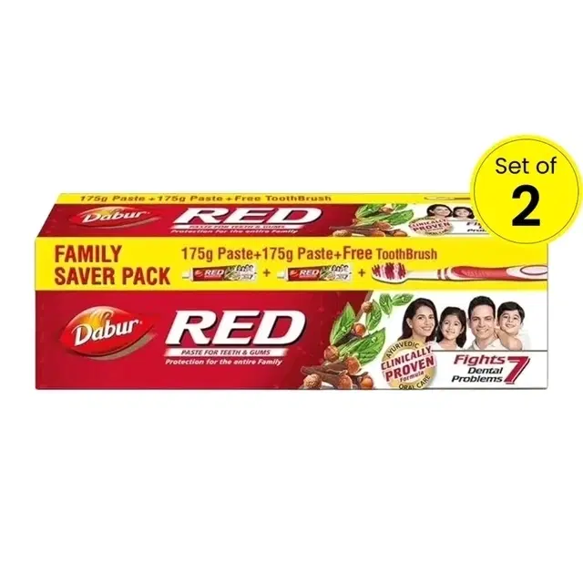 Dabur Red Toothpaste 2X175 g