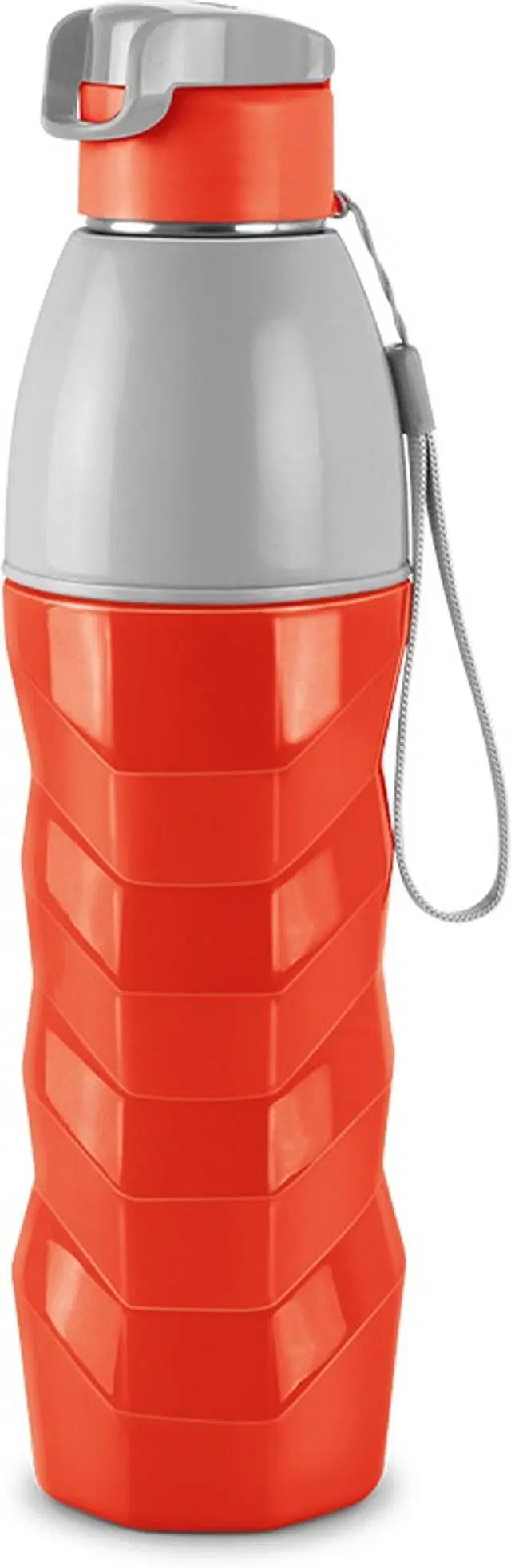 Milton Plastic Water Bottles, Orange & Grey, 1000 ml