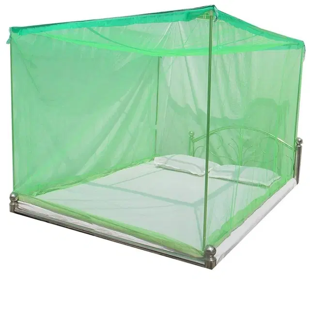 Nylon Mosquito Net for Home, Green, 4x6 Feet