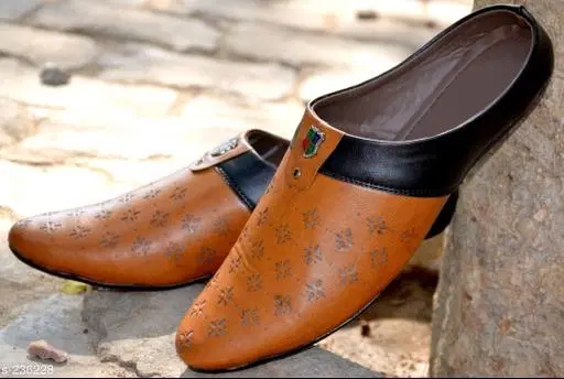 Loafers for Men (Tan & Black, 7)