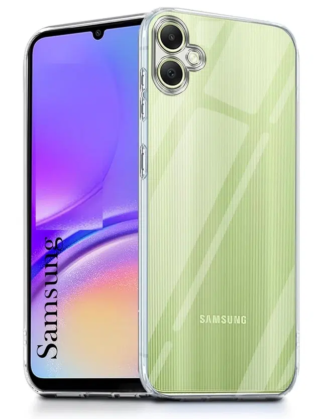 Rubber Mobile Back Cover for Samsung Galaxy A07 5G (Transparent)