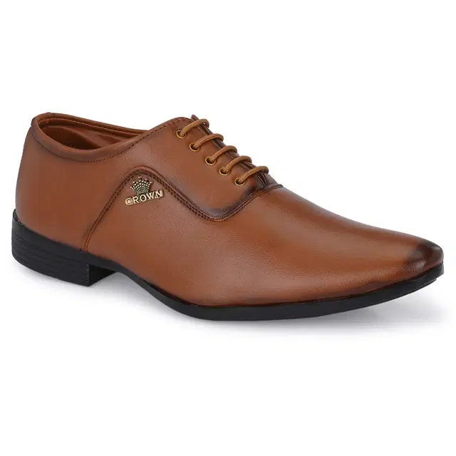 Formal Shoes for Men (Tan, 6)