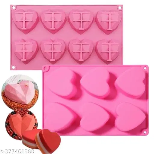 Silicone Baking MoaldS,  (Pink)