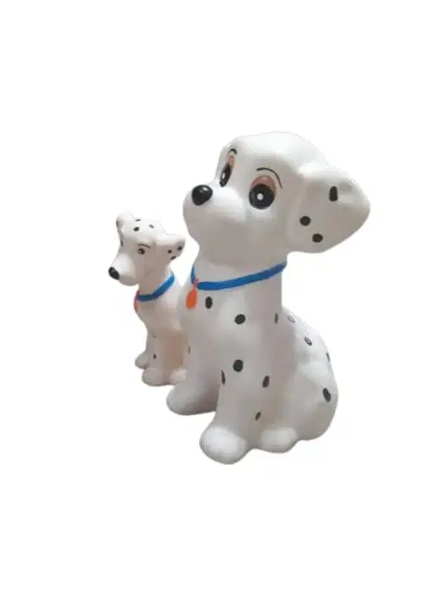 Animal Dalmatian Squeeze Toy, Pack of 2, White