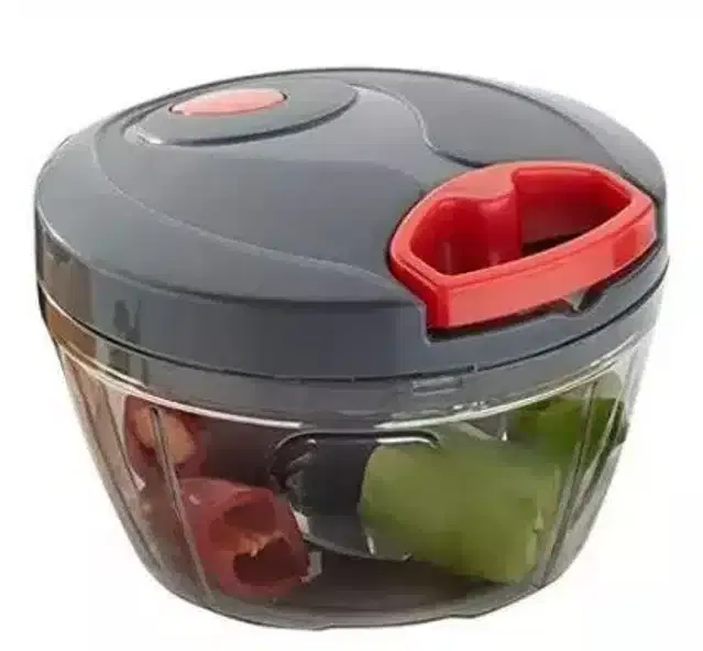 Handy Vegetables & Fruits Manual Chopper, Black, 450 ml