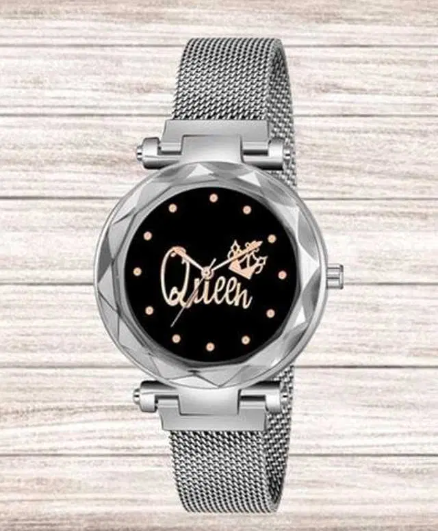 Analog Watch For Womens (Silver) (WS-128)