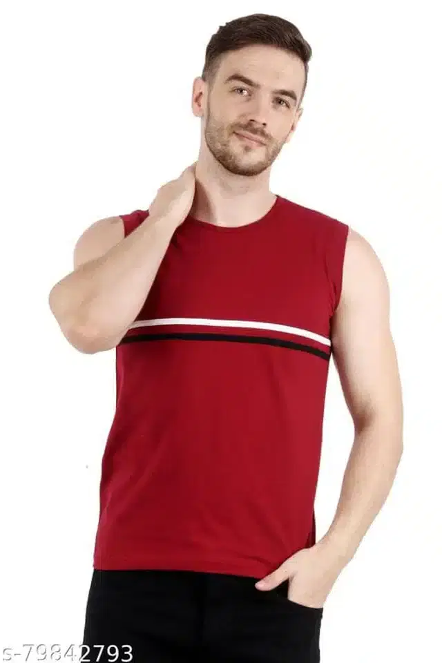 Vest for Men (Red, M)