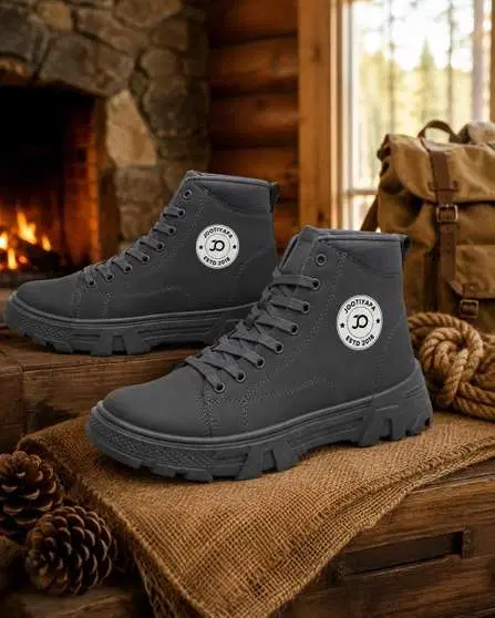 Boots for Men (Grey, 6)