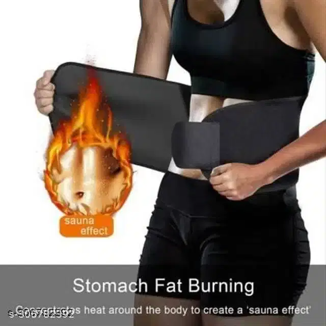 Sweat Belt for Unisex, Black, Free Size