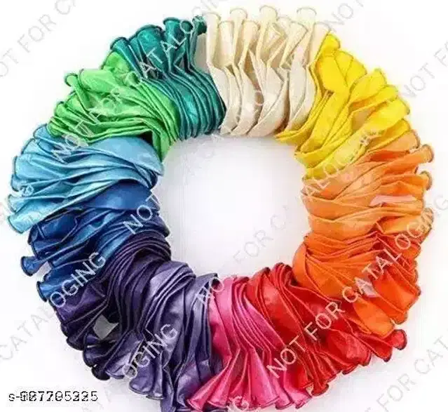 Party Balloons Set, Multicolor, Pack of 100