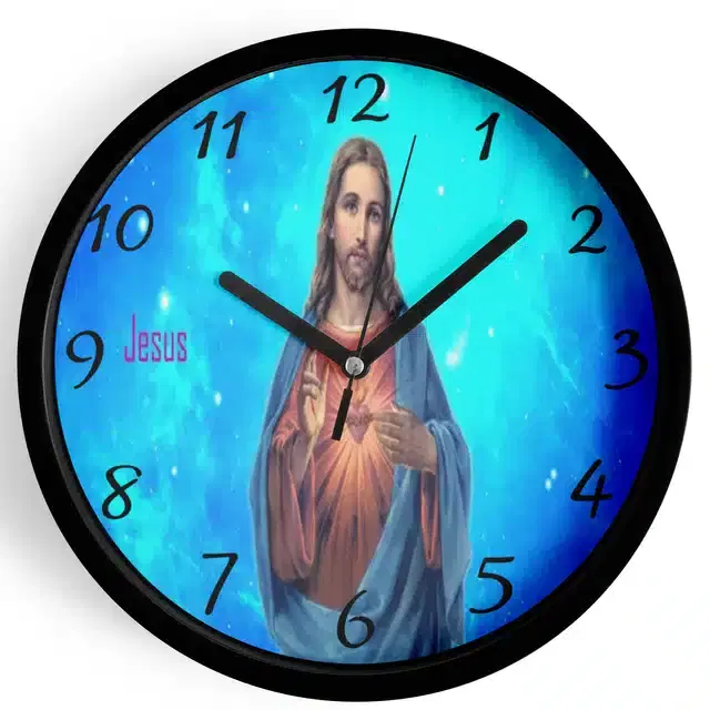 Analog Wall Clock, Multicolor, 7 inches