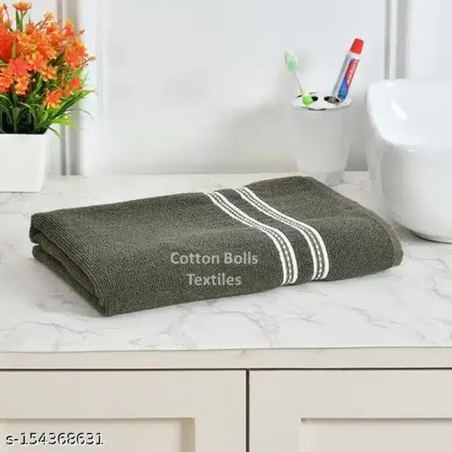 Cotton Bath Towels, Green