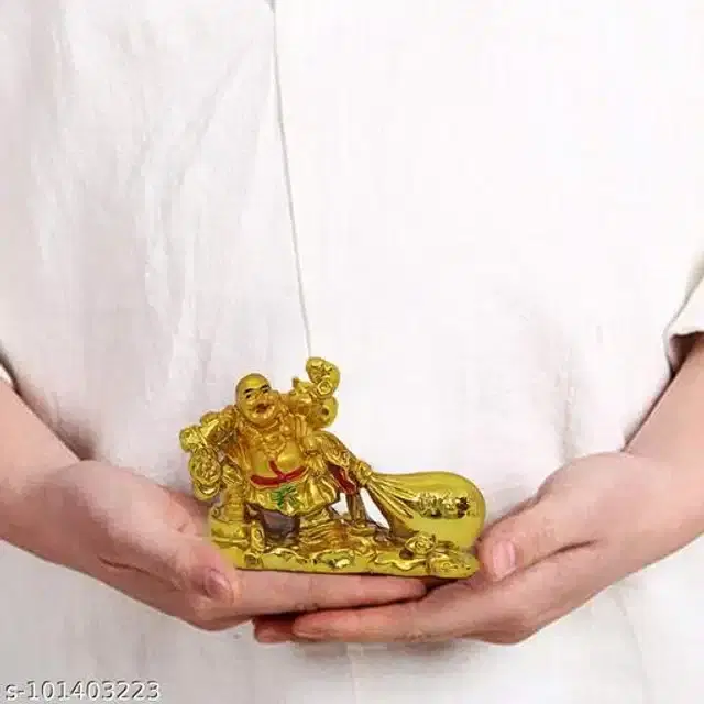 Laughing Buddha Showpieces, Gold