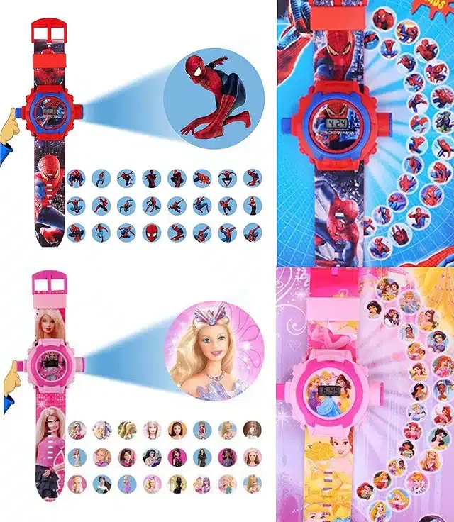 Projector Digital Watches for Kids, Pack of 2 (Multicolor)